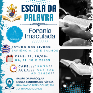 Escola da Palavra - Imaculada
