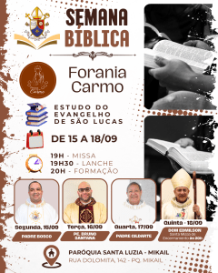 Semana Bíblica - Forania Carmo